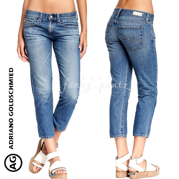 Ag Adriano Goldschmied Denim - AG Jeans Piper Slouchy Slim Boyfriend Crop Adriano